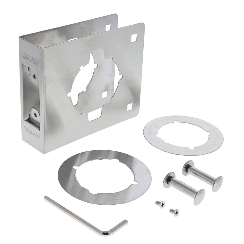 Carbine DS-DB1-35 Deadbolt Door Saver Plate, Suits 35MM Door, 60-70mm backset, 110MM X 130MM  X 0.7MM, Stainless Steel