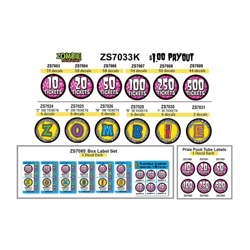 DECAL KIT $1.00 PAYOUT ON VINYL [ZS7033K]