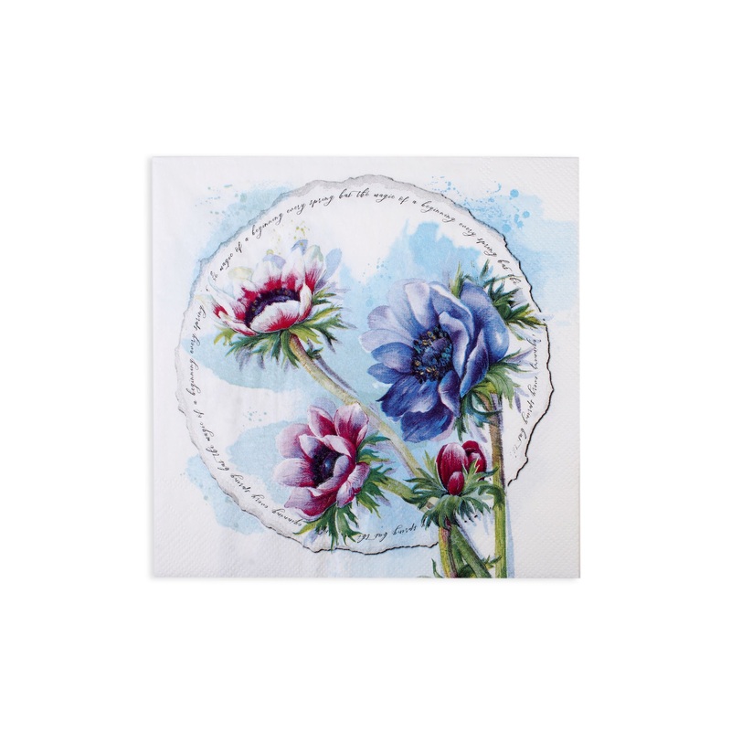 Decoupage Napkin Dainty Primrose 13 X 13Inch 3Ply 1Pc Pb Ib