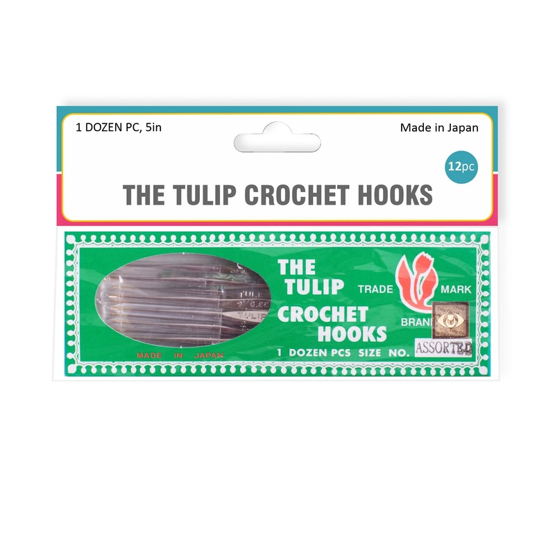 The Tulip Crochet Hooks 5Inch / 12Cm Assorted Size1 Pc Pbhc Jy