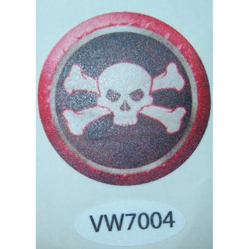 DECAL (WHEEL HUB) SKULL [VW7004]