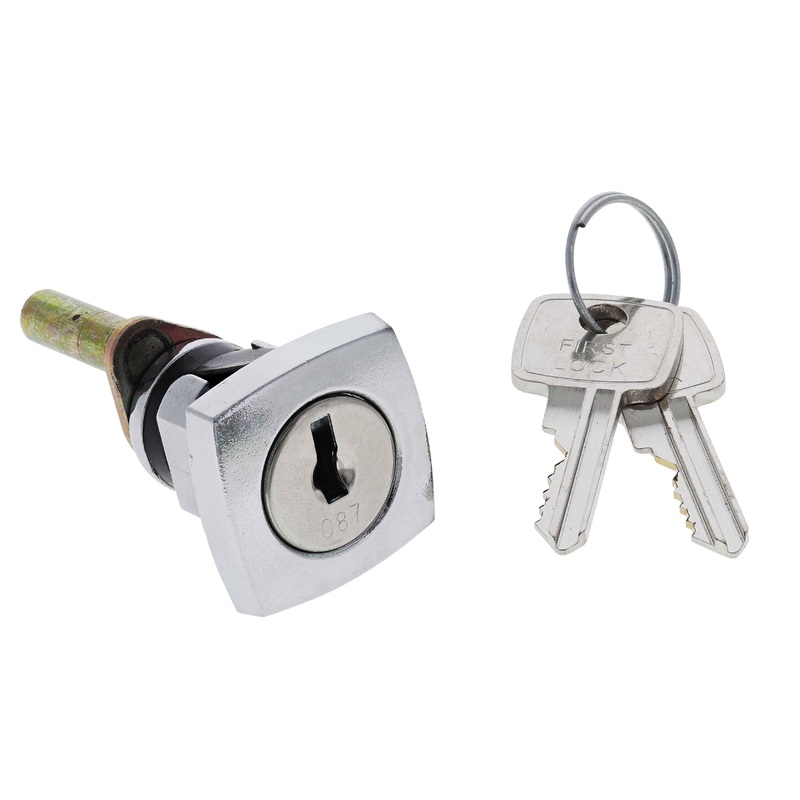 Firstlock Quick Fix Filing Cabinet Lock, Solid Pin, Keyed to Differ, Poly Bag