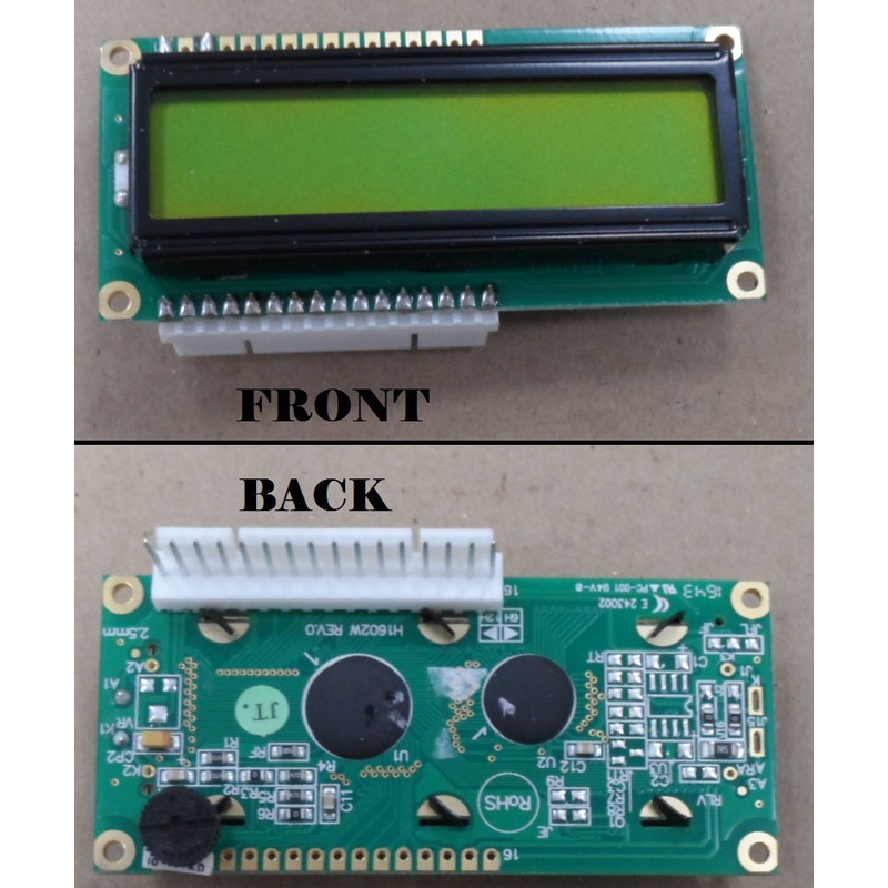 LCD MOD CHAR 2X16 W/ HEADER [E01448X]