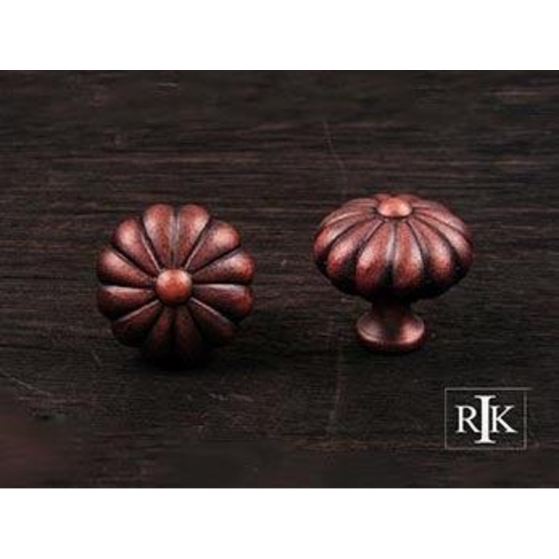 Melon Knob 1 1/4 (32mm) – Distressed Copper
