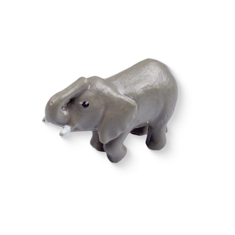 Miniature Elephant Grey L2.3 X W10 X H14mm1pc