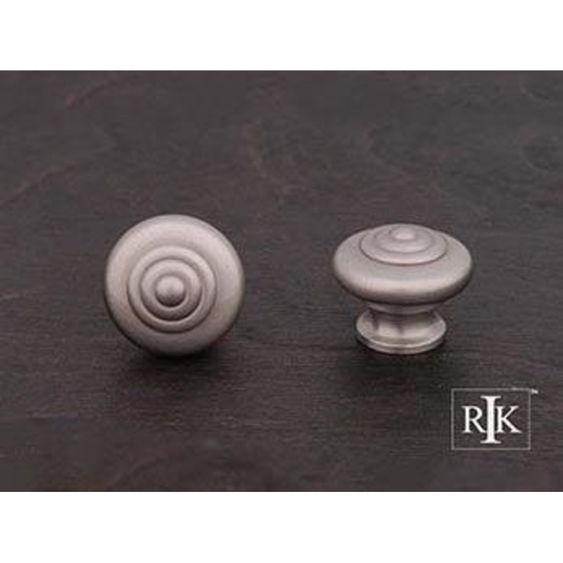Solid Knob with Circle @ Top  1 (25mm) – Pewter