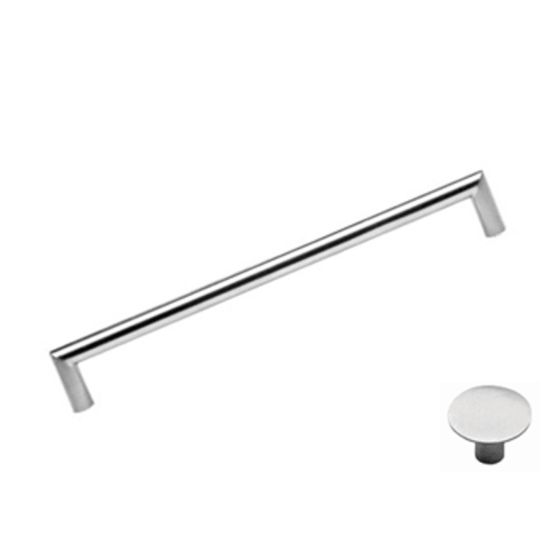 Tubular Pull With Corners – 10 1/4 (260mm) Satin Stainless Steel