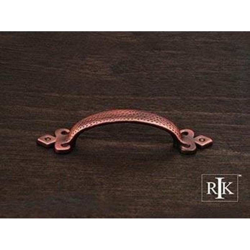 Divet Indent Bow Pull with Gothic Ends 3 – Distressed Copper
