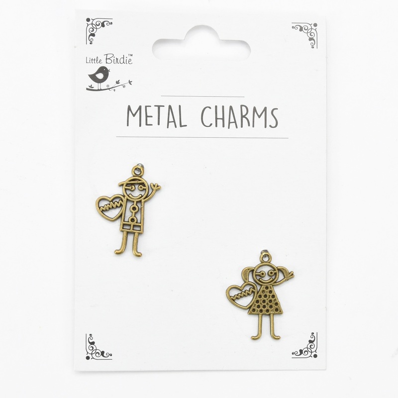 Metal Charms Heartbeat 1Pc Pbci Ib
