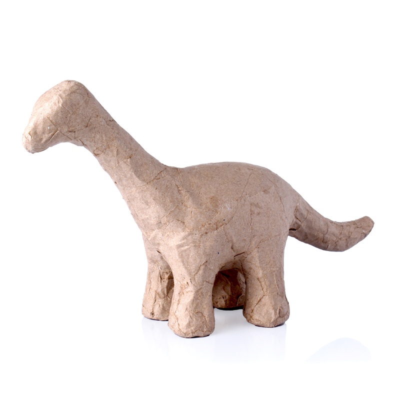 Paper Mache Dinosaur Approx L28 X W6 X H16.3cm 1pc