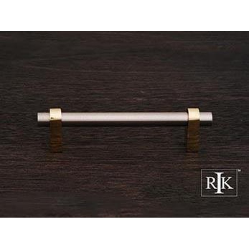 Plain Rod Pull 3 1/2 – Pewter & Brass