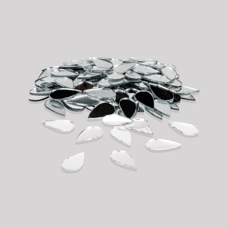 Cut Mirror Drop 14Mm 50Gms Approx 306pc