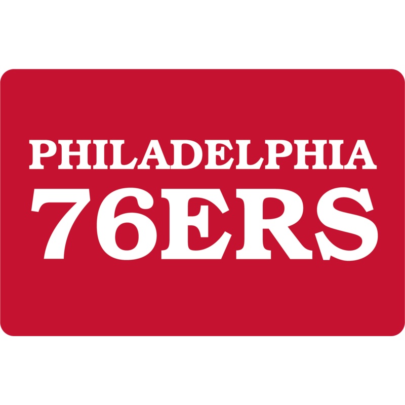 DECAL (BACKBOARD LOWER) PHILADELPHIA 76ERS [NB7208PHI]