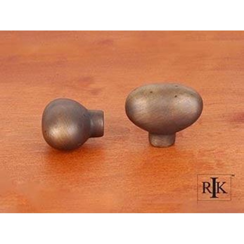 Distressed Heavy Egg Knob 1 13/16 (46mm) – Antique English