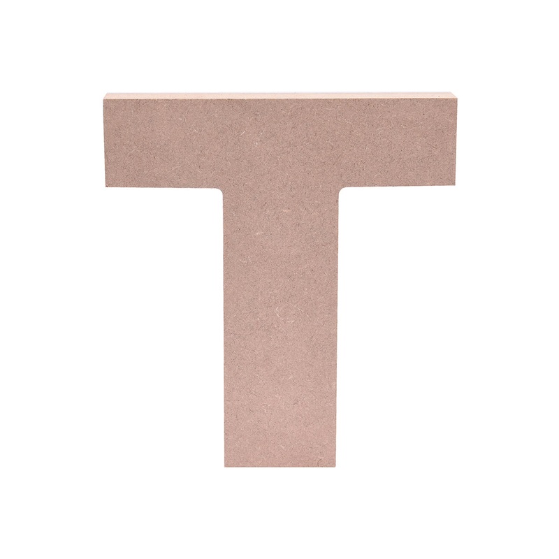 Mdf Alphabet T W5.6 X H6Inch 18Mm Thick 1Pc Lb