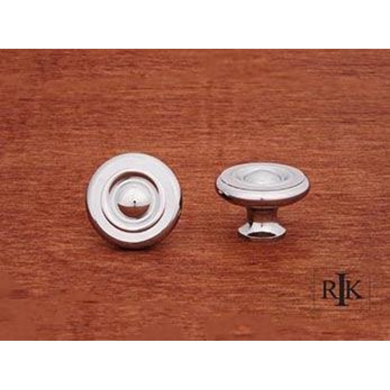 Solid Georgian Knob 1 1/2 (38mm) – Chrome