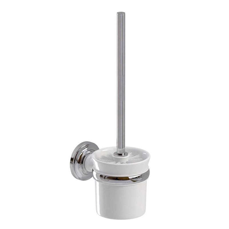 WESTBURY Toilet Brush & Holder Chrome