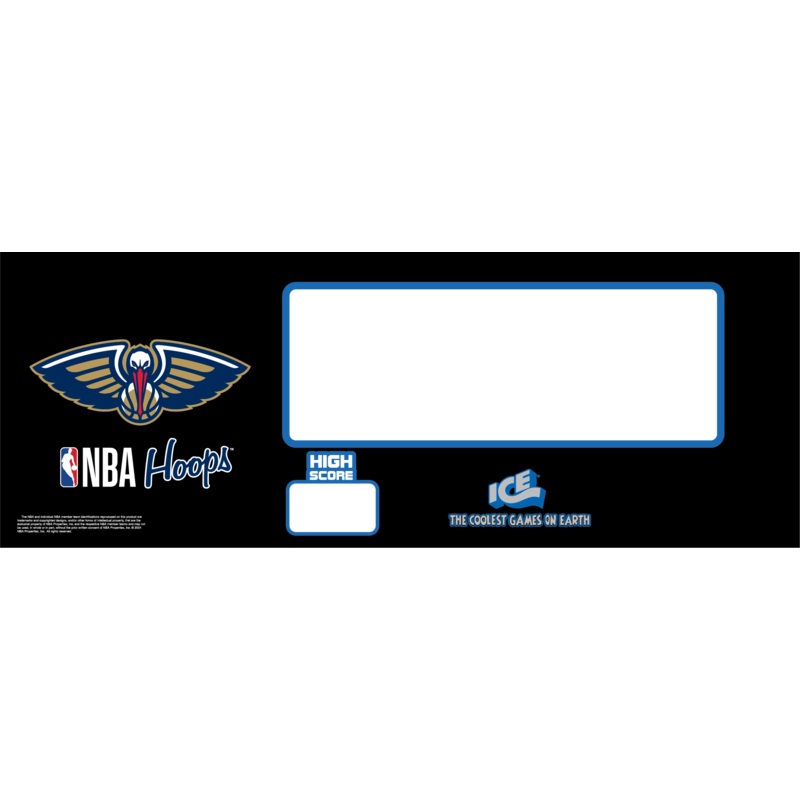 CONTROL PANEL (MAT/PRINTED) NEW ORLEANS PELICANS [NB7206NOP]