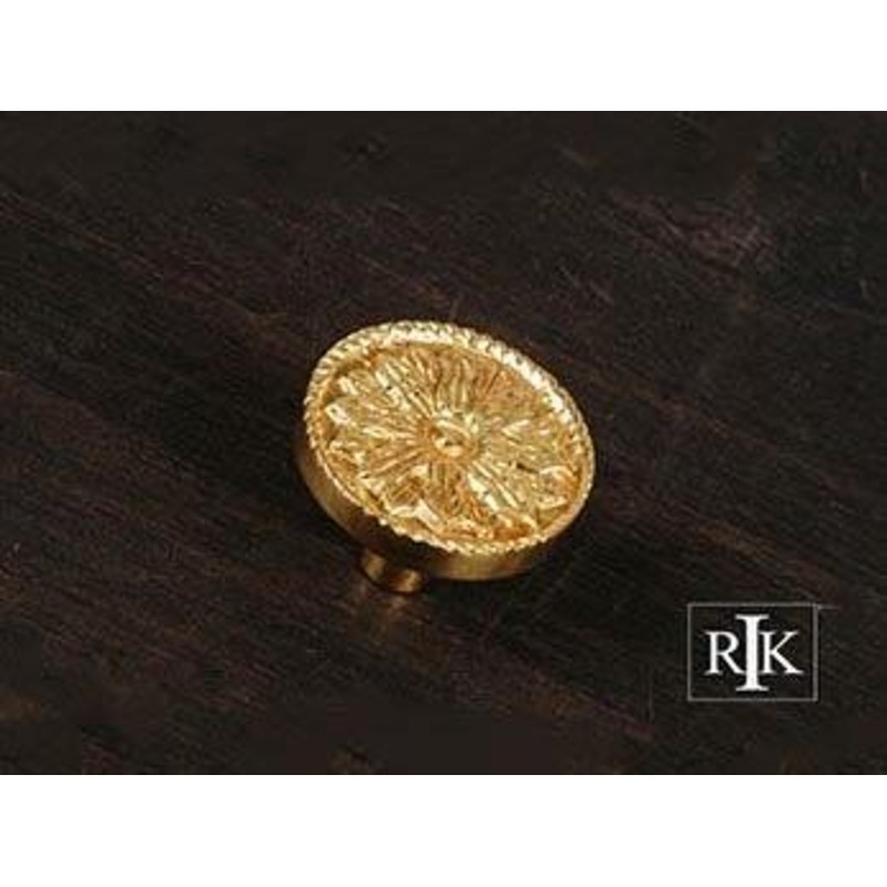 Flower Knob 1 1/4 (32mm) – Polished Brass