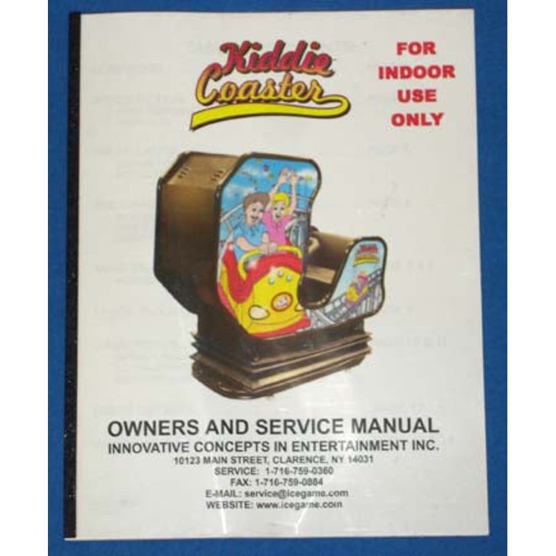 SERVICE MANUAL (KIDDIE COASTER) [CK9001]