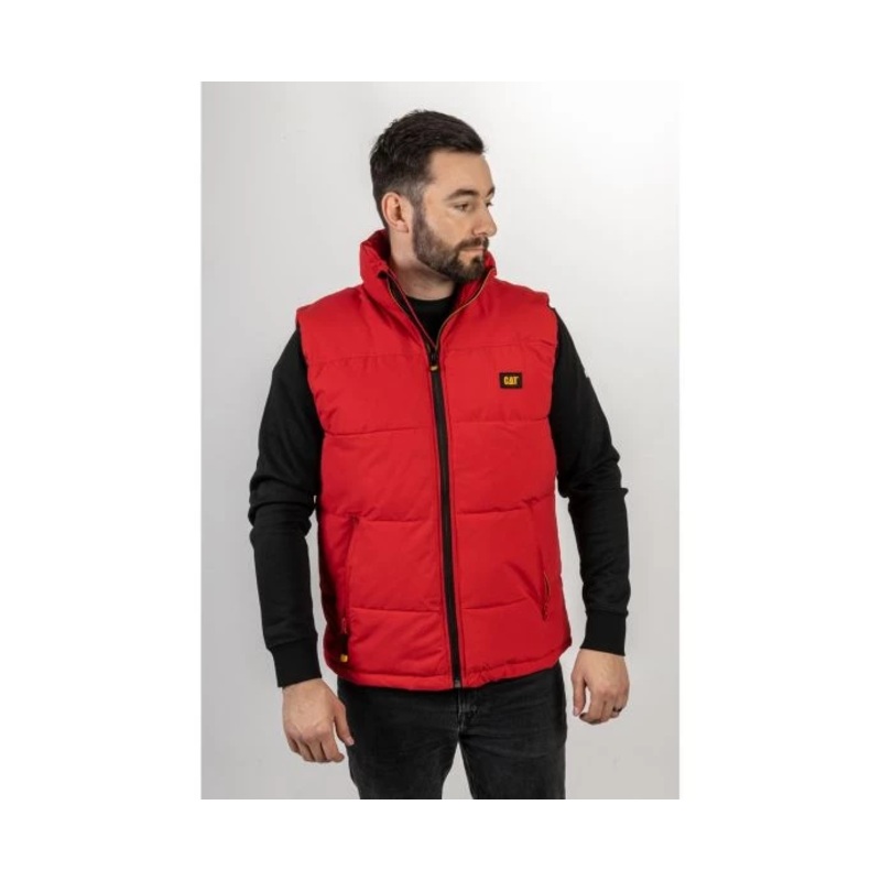Caterpillar Arctic Zone Vest – Size: M Colour: Hot Red