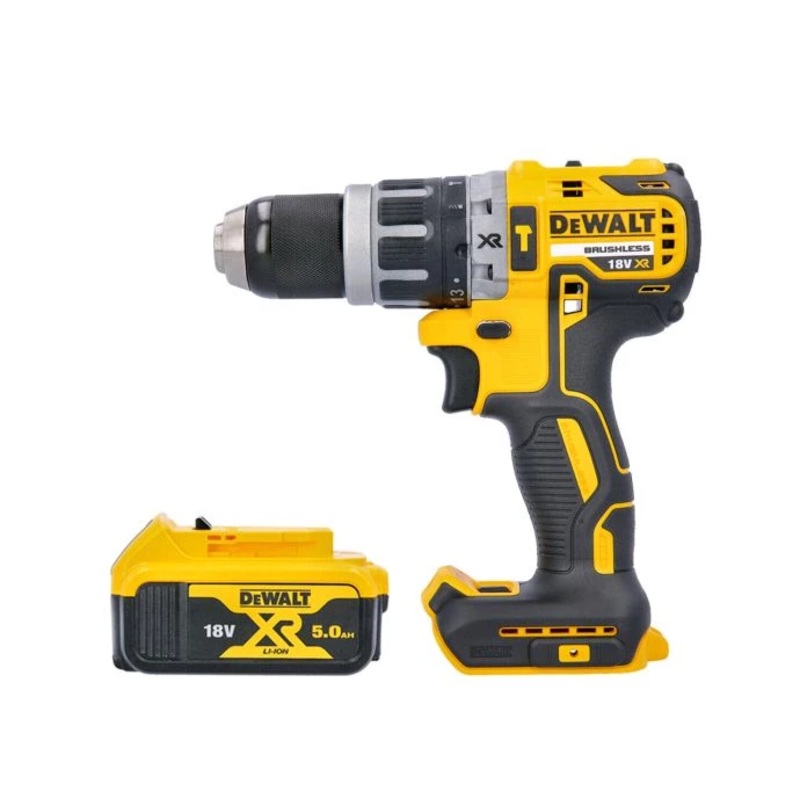 DeWalt DCD796N 18V XR Cordless Brushless Combi Drill With 1 x 5.0Ah Battery