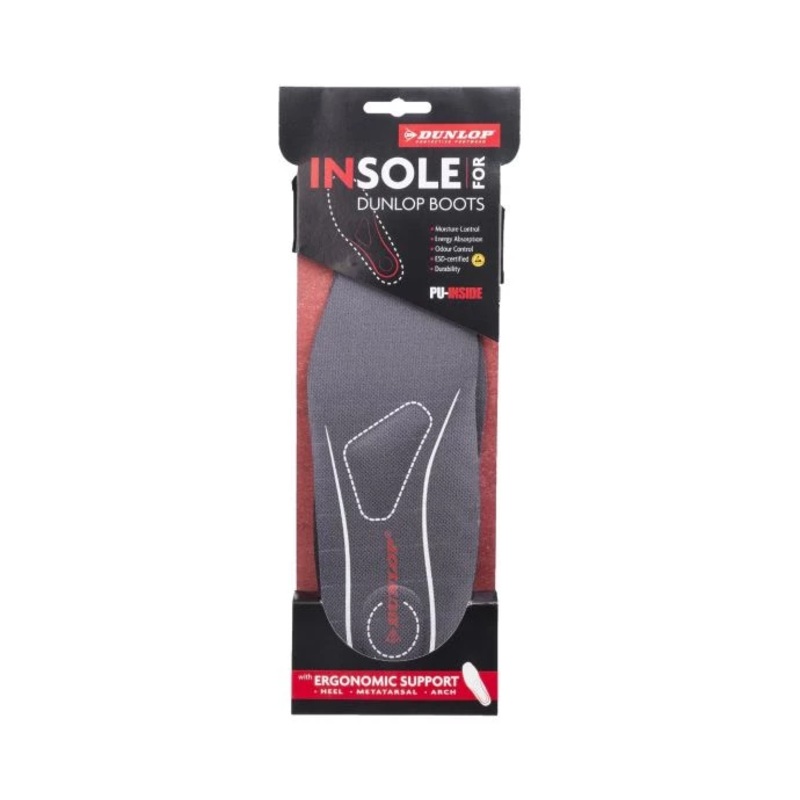 Dunlop Insole Premium With Ergonomic Support – Size: 11 Colour: Black