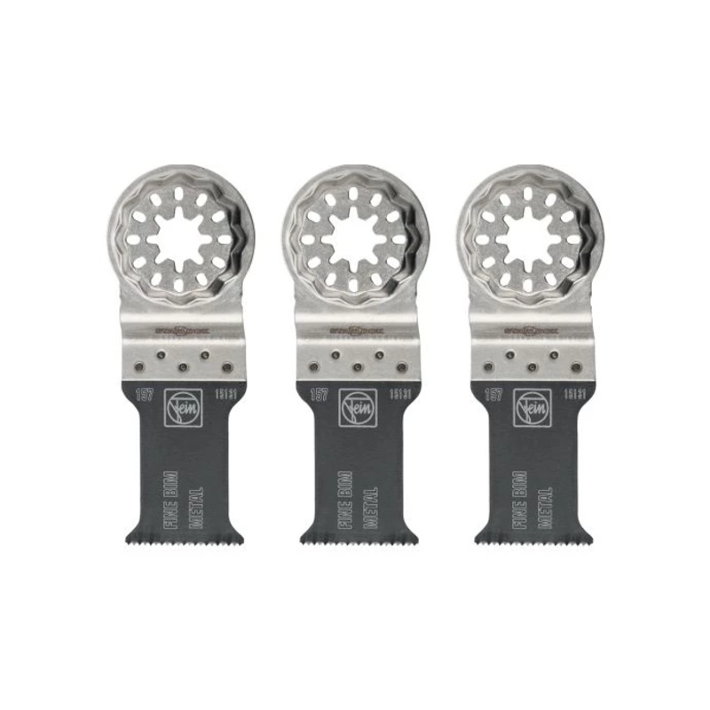 Fein 63502157220 50x30mm Star lock E-Cut Fine Saw Blade 3pk