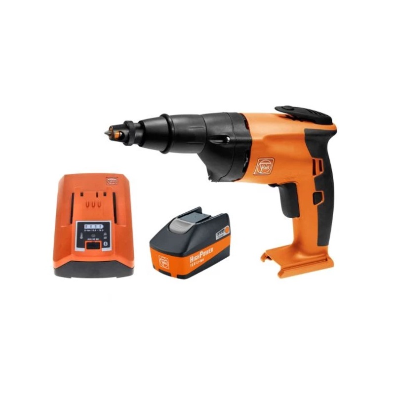 Fein ASCT 18 SELECT 18V Cordless Drywall Screw Gun With 1 x 5.2Ah Battery & Charger