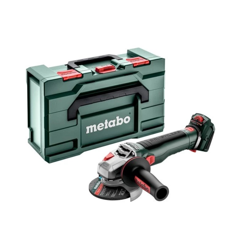 Metabo WVB 18 LT BL 11-115 Quick 18V Cordless Brushless 115mm Angle Grinder With MetaBox – 613056840