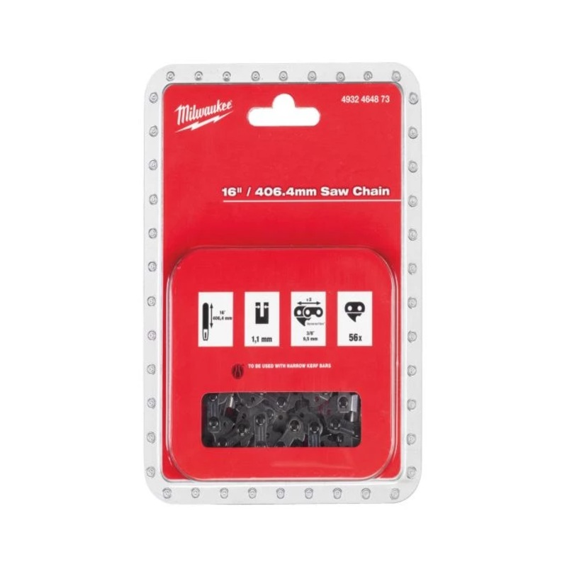 Milwaukee 4932464873 Replacement 3/8” x 406mm Saw Chain For M18 FCHS