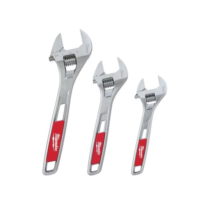 Milwaukee 4932493414 Adjustable Wrench – Pack of 3