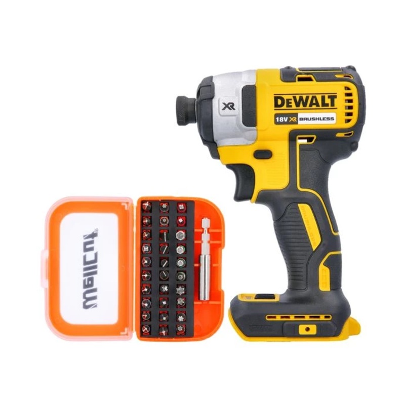DeWalt DCF887N KIT 18V XR Brushless Impact Driver With 31 Piece Screwdriver Bit Set
