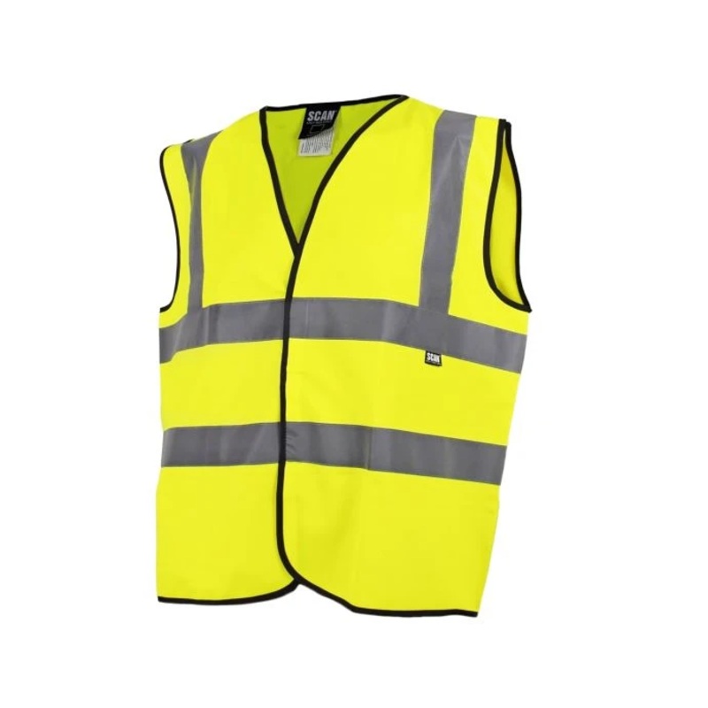 Scan SCAHVWM Hi-Vis Waistcoat Yellow – M (41in)