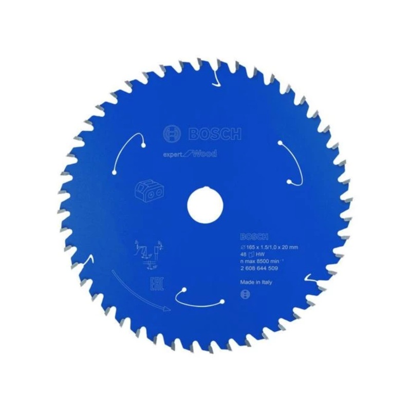 Bosch 2608644509 Expert for Wood Circular Saw Blade for Cordless Saws 165mm x 1.5/1 x 20 48 Teeth