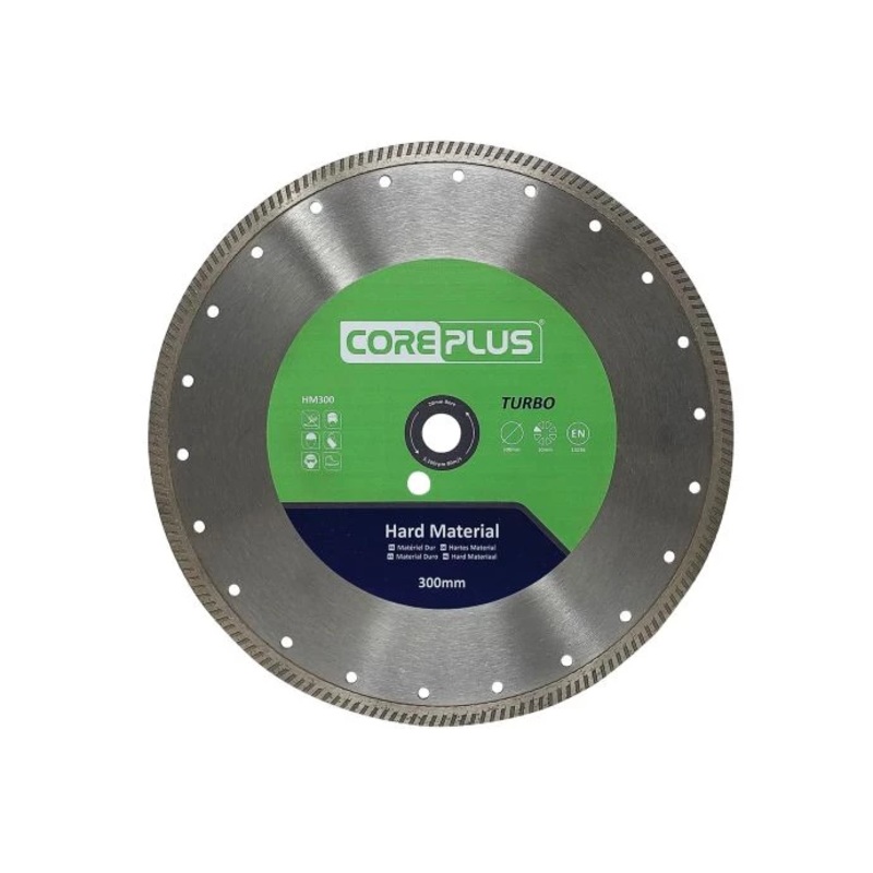 CorePlus HM300 Hard Material Turbo Diamond Blade 300mm