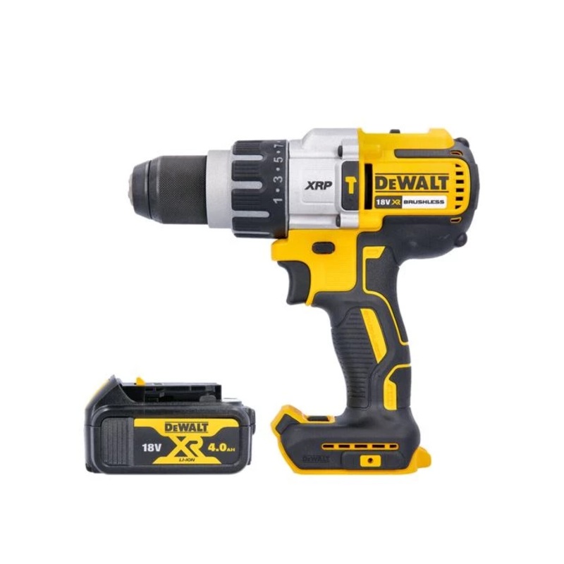 DeWalt DCD996N 18V Cordless XRP 3 Speed Brushless Hammer Combi Drill With 1 x 4Ah Battery