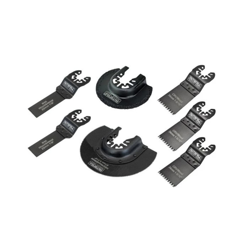 Faithfull XMS22MULTI7 Multi-Function 7 Piece Tool Blade Set
