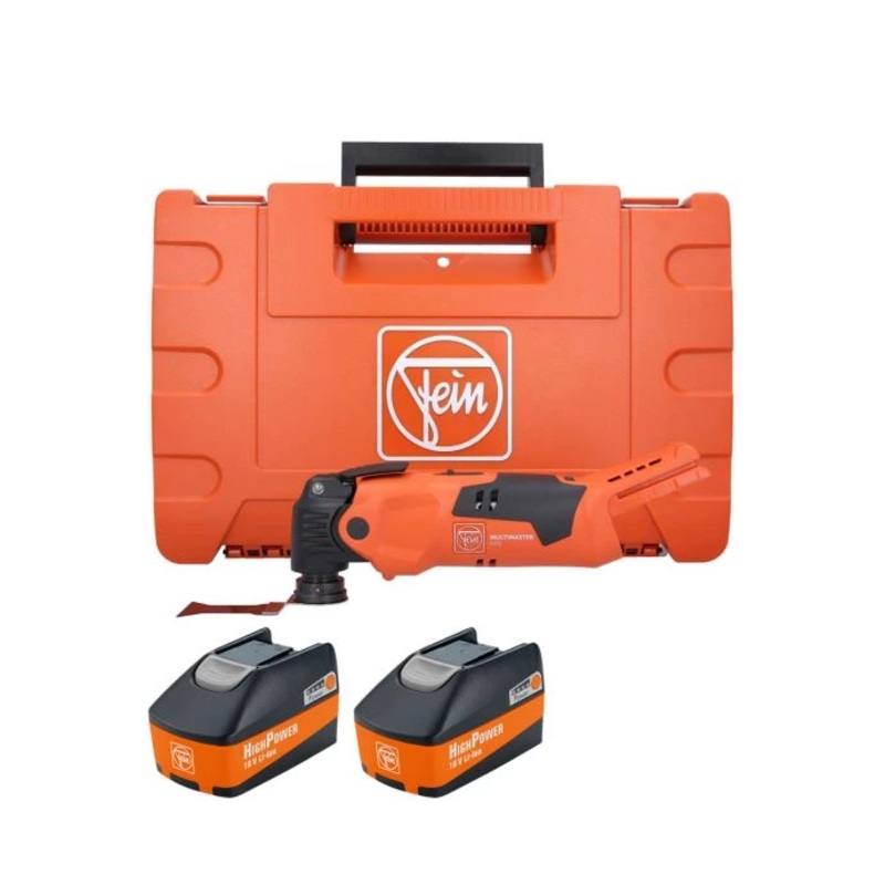 Fein AMM 500 PLUS 18V Select Oscillating Multi Tool With 2 x 5.2Ah Batteries & Carry Case