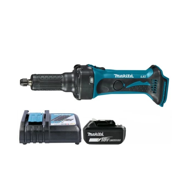 Makita DGD800 18V LXT Long-Nose Die Grinder With 1 x 5.0Ah Battery & Charger