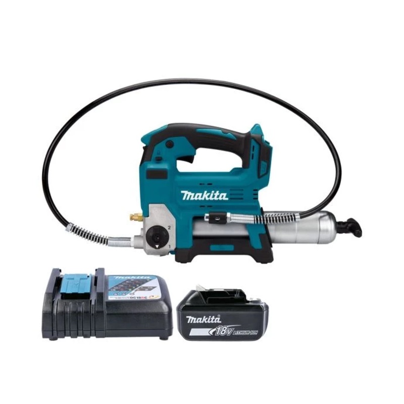 Makita DGP180 18V LXT Cordless Grease Gun With 1 x 6.0Ah Battery & Charger