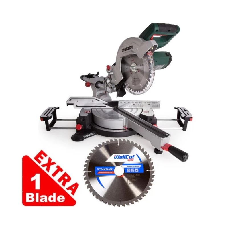 Metabo KGS216M Mitre Saw 240V With 1 Extra 48 Teeth Blade