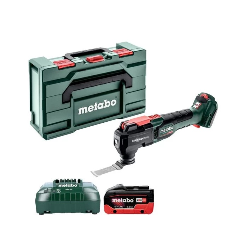 Metabo MT 18 LTX BL QSL 18V Cordless Brushless Multi Tool With 1 x 5.5Ah Battery, Charger & MetaBOX