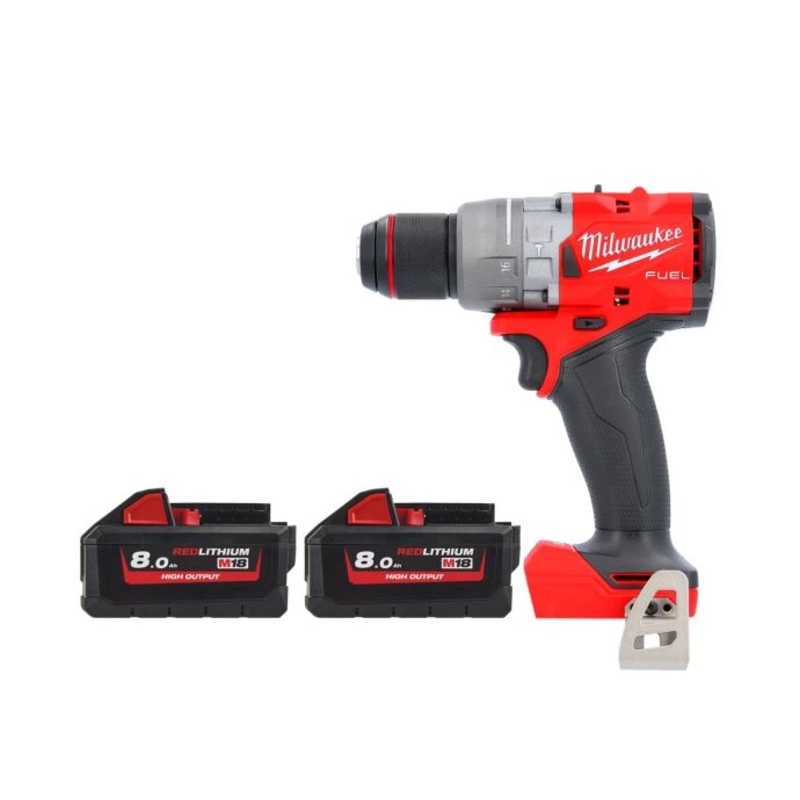 Milwaukee M18FPD3 18V FUEL Cordless Combi Drill With 2 x 8.0Ah Batteries