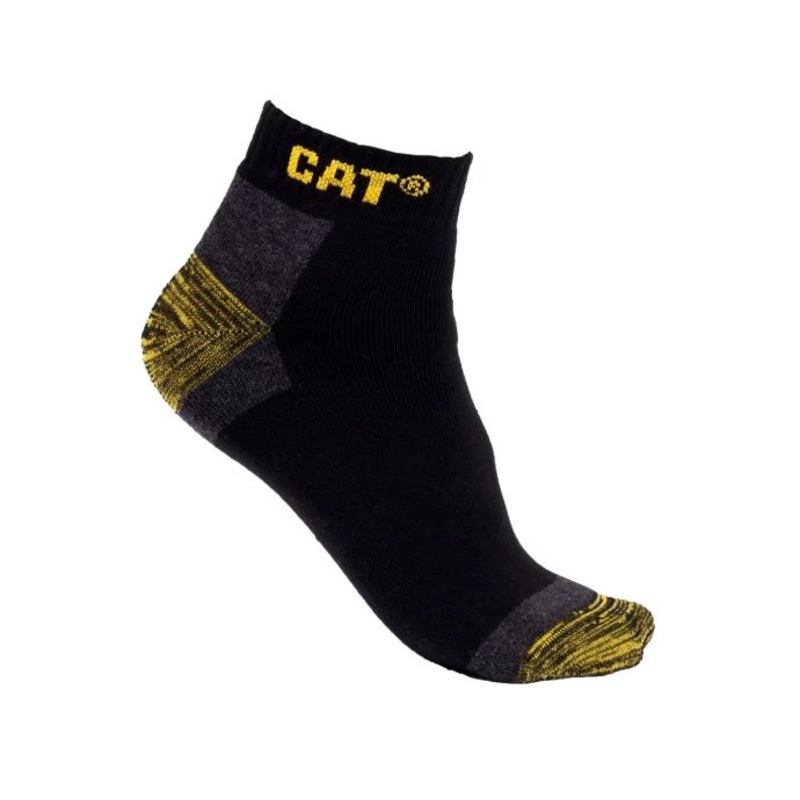 Caterpillar Premium Work Sneakers 3 Pair Pack – Size: 9-11 Colour: Black