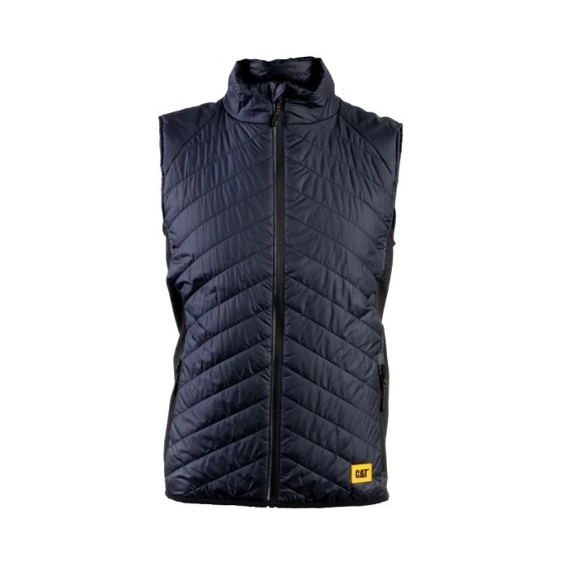 Caterpillar Trades Hybrid Body Warmer – Size: L Colour: Navy