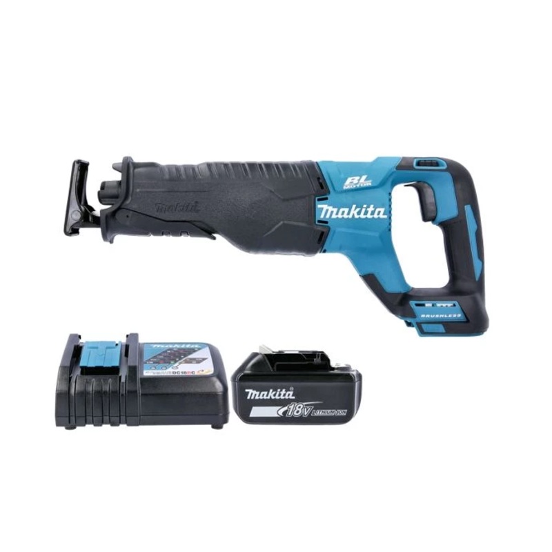 Makita Reciprocating Saw DJR187Z 18V LXT Cordless Brushless 2-Speed 32mm With 1 x 6.0Ah Battery & DC18RC Charger