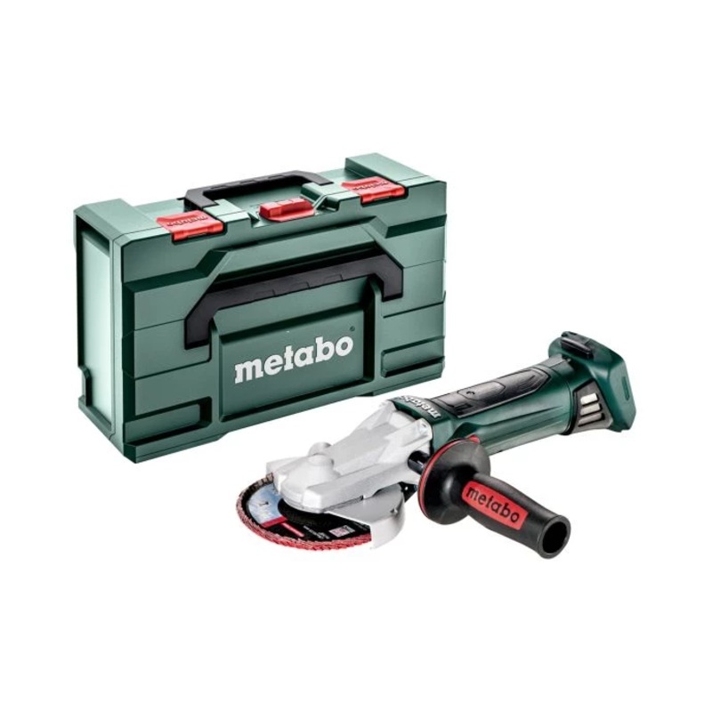 Metabo Angle Grinder Cordless 18V 125mm Flat Head WF 18 LTX 125 QUICK, CAS Compatibility With metaBOX 165 L