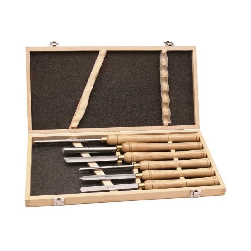 SIP 6pc Wood Lathe Chisel Set