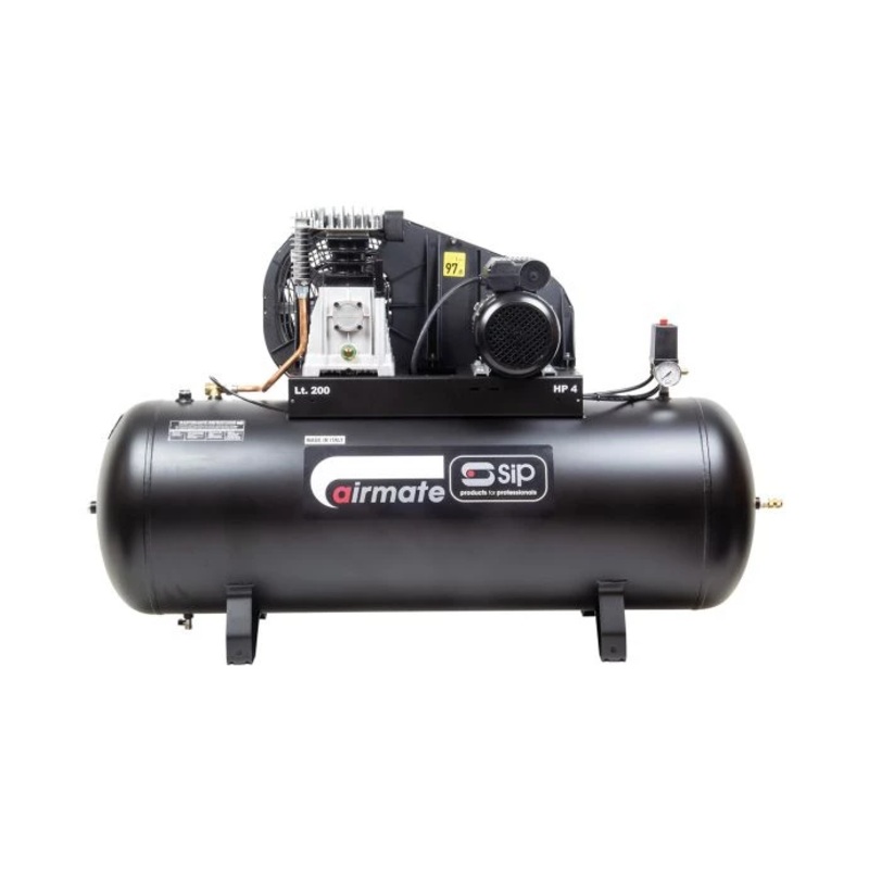 SIP PX4-3/200B 200ltr Belt Drive Compressor